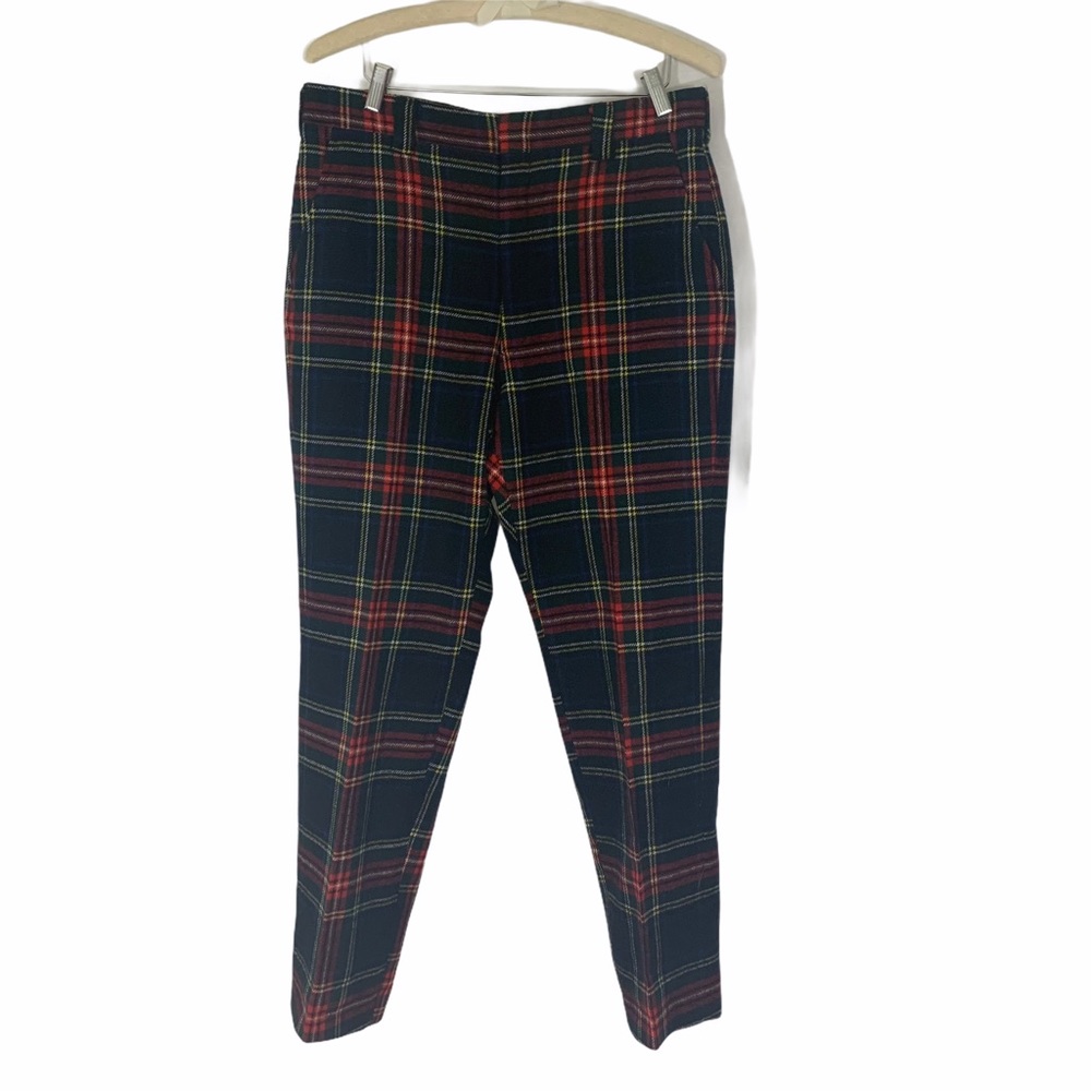 Vintage Wool Plaid Pants